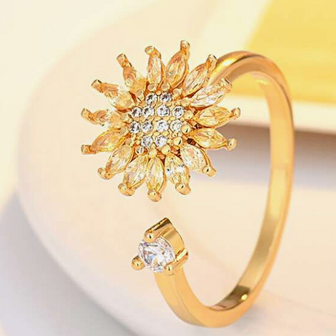 🌻 El Anillo que Gira Hacia el Amor – ¡Hazlo Brillar por Ti!