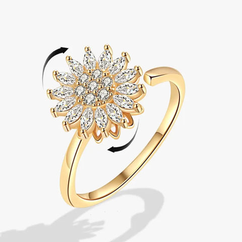 🌻 El Anillo que Gira Hacia el Amor – ¡Hazlo Brillar por Ti!